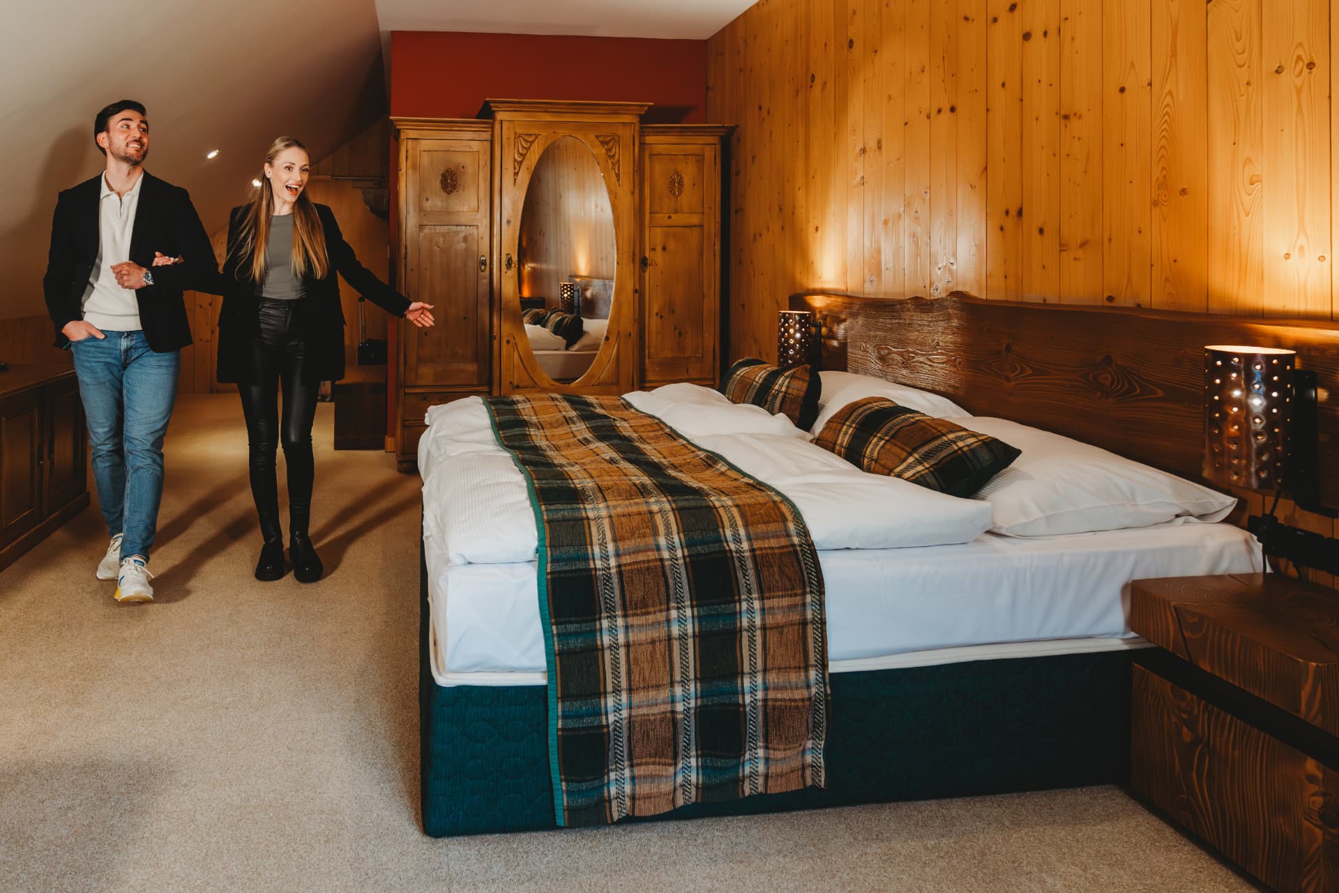 Wooden suite at Hotel Tri Studničky